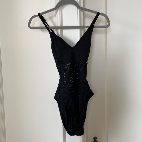 Robin Piccone Crochet One-Piece Swimsuit - Picture 8 of 8